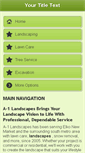 Mobile Screenshot of a-1landscapes.net