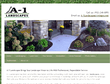 Tablet Screenshot of a-1landscapes.net